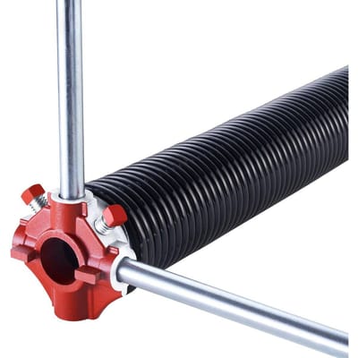 Ressorts de torsion pour porte de garage Paire de 0,234 x 2 x 28 pouces avec barres de torsion