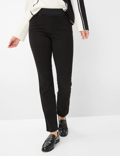 Raphaela by Brax Dames Broek  Style PAMINA BLACK, zwart, maat 36