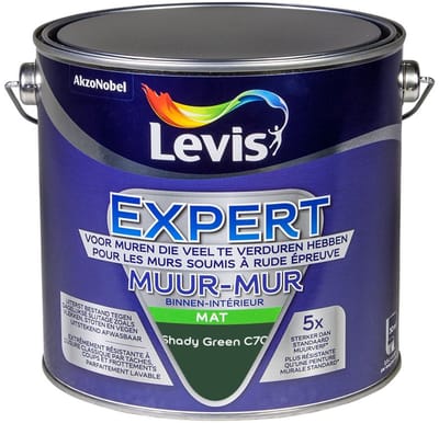 Levis - Expert Muur Binnen Mix - Shady Green C70 - Mengverf - 2,5 L