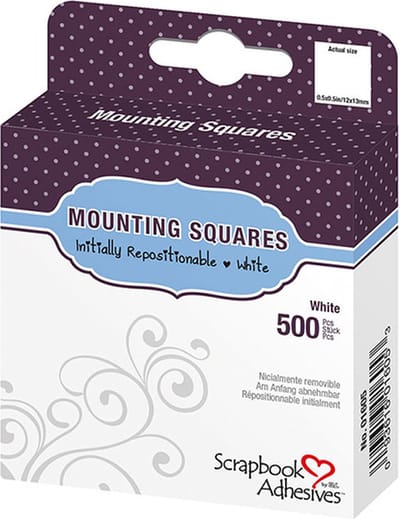 3L Mounting Squares Wit Herpositioneerbaar 500 Stuks