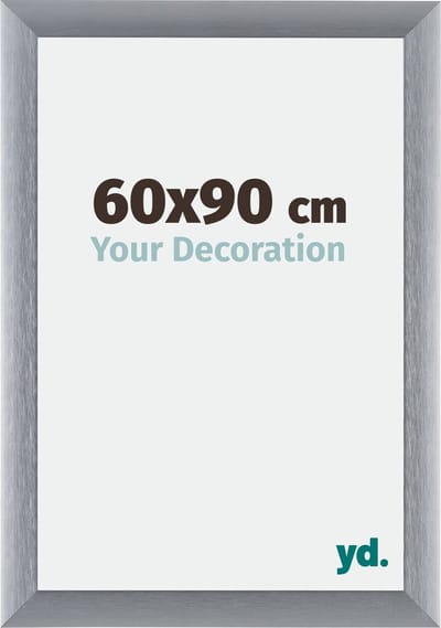 Your Decoration - Fotolijst 60x90 cm - Aluminium - Zilver Geborsteld - Tucson