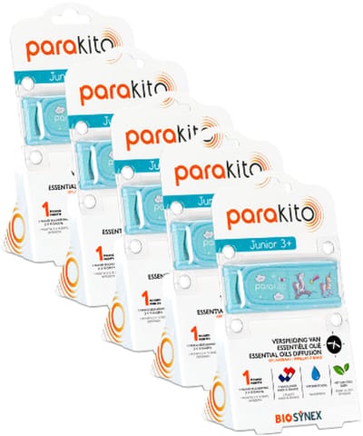 Parakito Kinderen - Anti-Muggen Armband Eenhoorn - Natuurlijk - Navulbaar - Tot 15 Dagen Bescherming per Navulling - Waterbestendig - 5 stuks