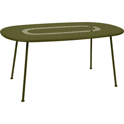 Fermob Lorette Tafel ovaal - D3 Pesto