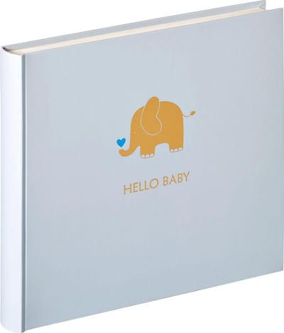 Walther UK-148-L Baby Animal - Babyalbum - Formaat 28x25 cm - Blauw