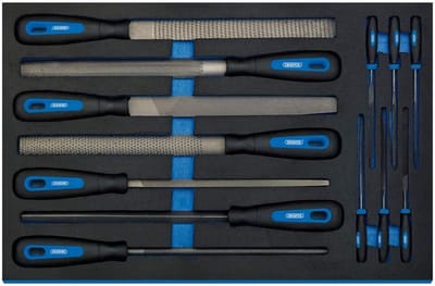 13-delige Vijlenset met EVA Lade-inleg - Diverse Handvijlen en Raspen