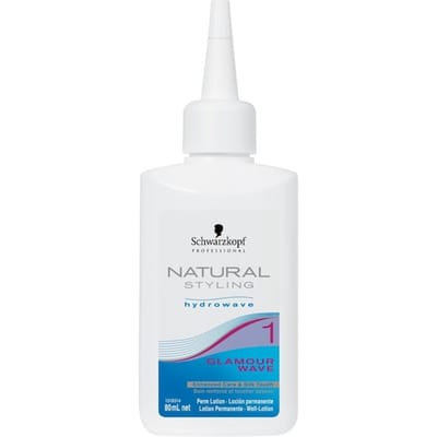 Schwarzkopf Natural Styling Glamour Wave Hydrowave 1 - 80 ml - Permanentvloeistof - Haarverf