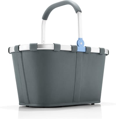 Basalt, stevige boodschappenmand met veel opbergruimte en praktische binnenzak, elegant en waterafstotend design