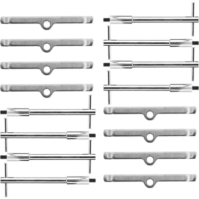 16-delige Set Auto Motor Kleppendeksel Vasthoudkit Vervanging voor CHEVY SB SBC 265 283 302 305 307 327 350 400 gray