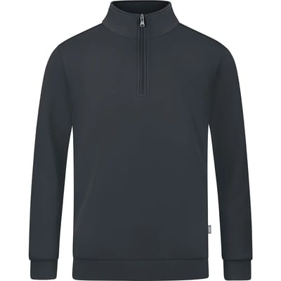 Jako Organic Ziptop Heren - Antraciet | Maat: 4XL