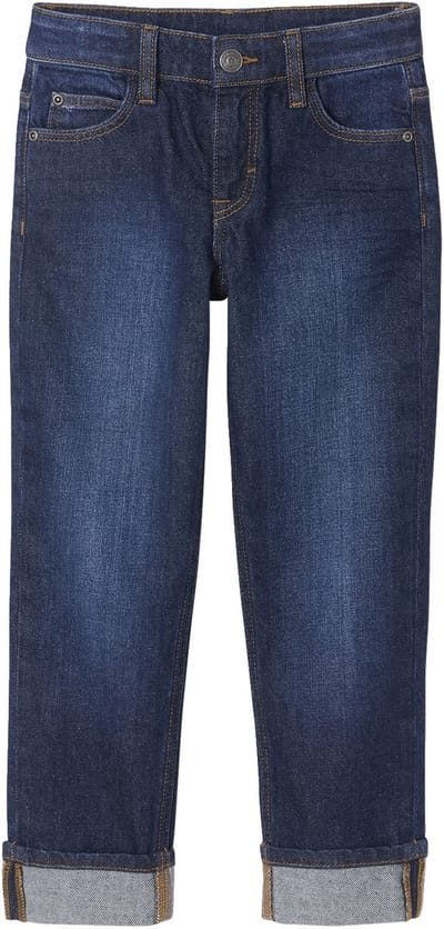 Vertbaudet Rechte jeans voor jongens met omslag