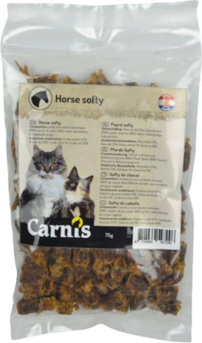 Carnis Paard Softy 75 g - Kattensnack