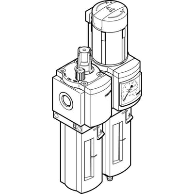 Festo Luchtverzorgingsunit G1/2'' 0.5-12bar 3700l/min 40µm - 530245 - P2WEY