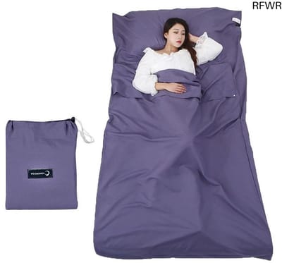 RFWR® Dunne Huttenslaapzak met Draagtas - Ideaal voor Camping en Outdoor