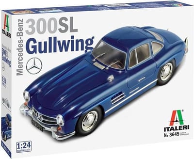 Italeri Modelbouwpakket Auto - 3645 Mercedes Benz 300 SL Gullwing Plastic - 1:24 - Modelbouw