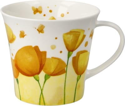Goebel - Accessoires | Koffie / Thee Mok Fiore Sunshine | Beker - porselein - 350ml