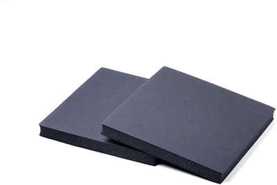 Zwarte Schuimplaten Hoge Dichtheid Gesloten Cel Schuim - 30x30x2,5 cm (2 Stuks)