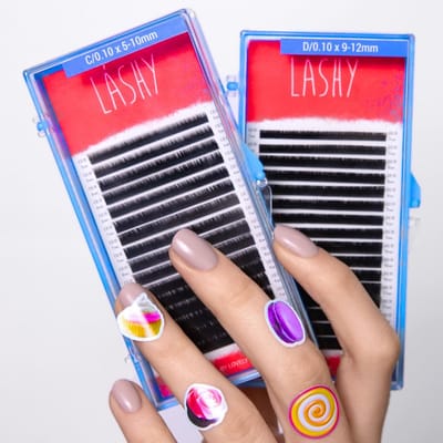Professionele Losse Wimpers voor Eyelash Extensions - MIX Box C/D/L/M Krul, Diverse Lengtes (5-15mm)