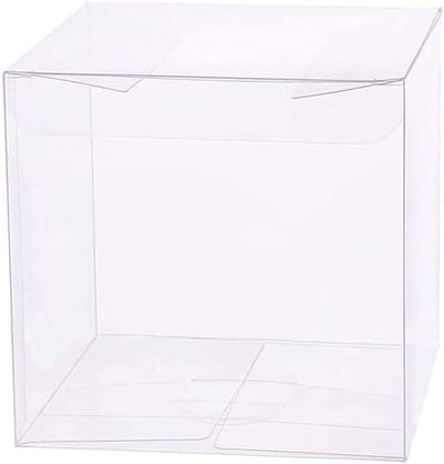 Transparante Candy Box 10x10x10CM - PVC Plastic Trouwen Favor - 10 Stuks, Perfect voor Snoep en Cadeaus