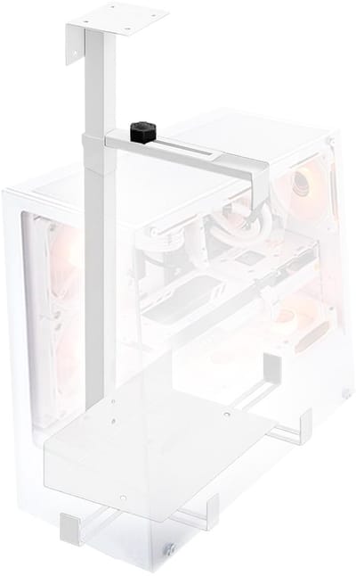 Unyqoos® Verstelbare en stevige pc-houder onder bureau voor ruimtebesparing en organisatie