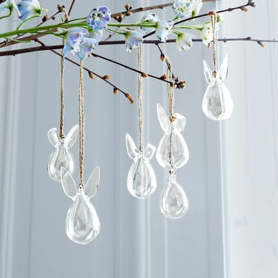 LOBERON Hanger set van 6 Suva helder