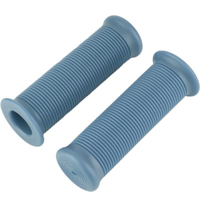 Paire de 1 pouce 25 mm 1,1 pouce 28 mm Poignée de Guidon Universelle de Moto Vintage en TPU Gray blue