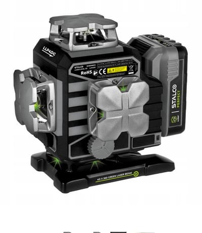 Professioneel Laser 4D STALCO PERFECT LLP4DG GROEN 360° APP + AFSTANDSBEDIENING S058598012