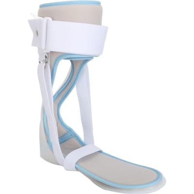 AFO Valvoetstabilisator Verstelbare Zachte Vulling Lichtgewicht Vermoeidheidsbestendig Valvoetbrace L(for 6.5-9kg) white