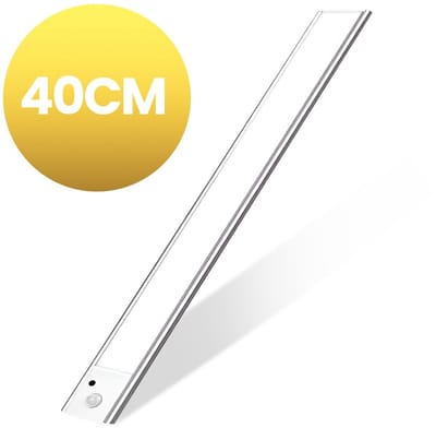 PROKING LED kastverlichting met bewegingssensor – Dimbaar nachtlampje met meerdere lichtkleuren – USB-C oplaadbaar – Magnetische onderbouwlamp voor binnen – 40 cm - 1 Stuks