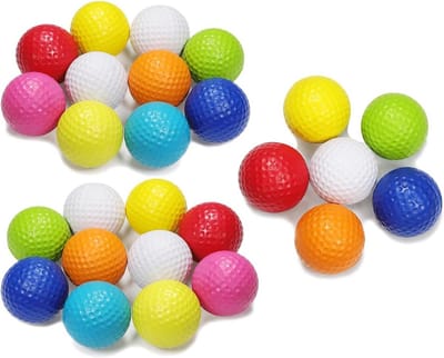 26 Stuks Trainingsgolfballen Schuimstof Zacht voor Binnen en Buiten Oefenen