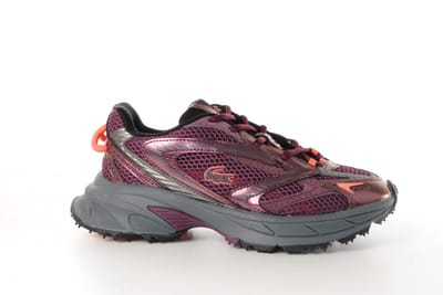 Lacoste dames sneaker Neo Shot D mesh en leder paars