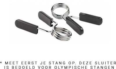 Lifemaxx Olympische Veer Clip Sluiters 50mm (5cm)
