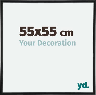 Your Decoration - Fotolijst 55x55 cm - Kunststof - Zwart Mat - Annecy