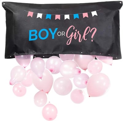 WiseGoods Premium Gender Reveal Set Boy Or Girl - Ballonnen - Babyshower - Versiering - Decoratie - Spelletje - Ballon - Balonnen