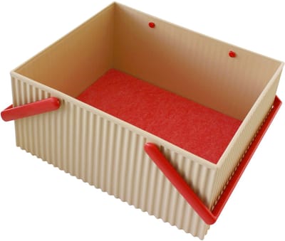 Hachiman opbergbox Omnioffre L, kunststof, polyester, café au lait, 228769