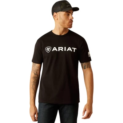 T-shirt met vlag Ariat Shield