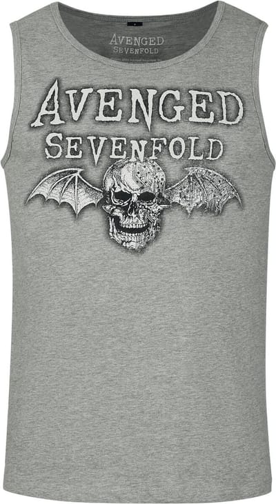 Avenged Sevenfold Tanktop - Logo - S tot 4XL - voor Mannen - grijs