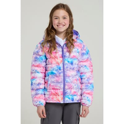 Mountain Warehouse Kinder/Kinder Seizoenen Watercolour Gewatteerde Jas (Roze)