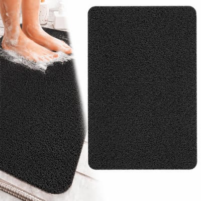 GLODI GOODS® Antislip badmat douchemat 40x60 cm - voor in de douche of bad – antislipmat waterdoorlatend – ZWART