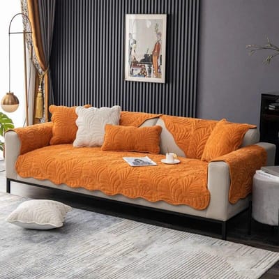 Sofa Kussen Vier Seizoenen Universeel Chenille Gewatteerd Sofa Zitkussenhoes Jacquard Antislip Woonkamer Sofa Rugleuning Armleuning 70x70cm 1pcs