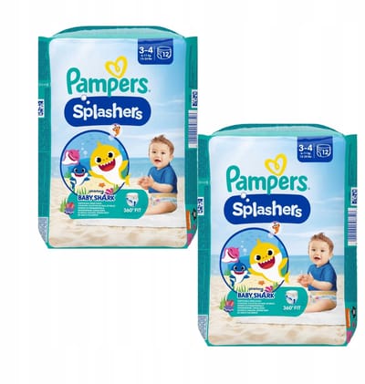 Pampers Splashers Maat 3 Zwemluiers 2x12 stokjes (6-11 kg)