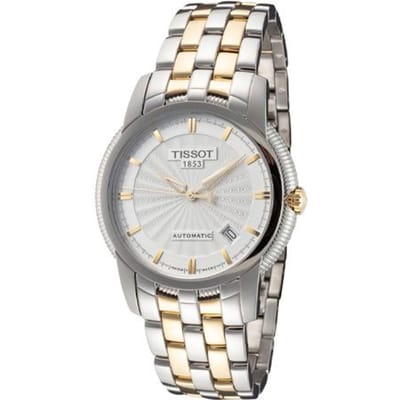 Tissot Automatisch Mechanisch Uurwerk 30 Meter Waterbestendig Horloge 41 Mm Zilveren Wijzerplaat Roestvrijstalen Kast Roestvrijstalen Armband T97.2.483.31 Silver white
