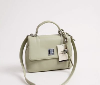 TK-S Schoudertas, Handtas, Crossbody, lederlook - lichtgroen