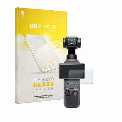 upscreen - Screenprotector voor DJI Osmo Pocket 4 - Folie Beschermfolie Beschermglas matte