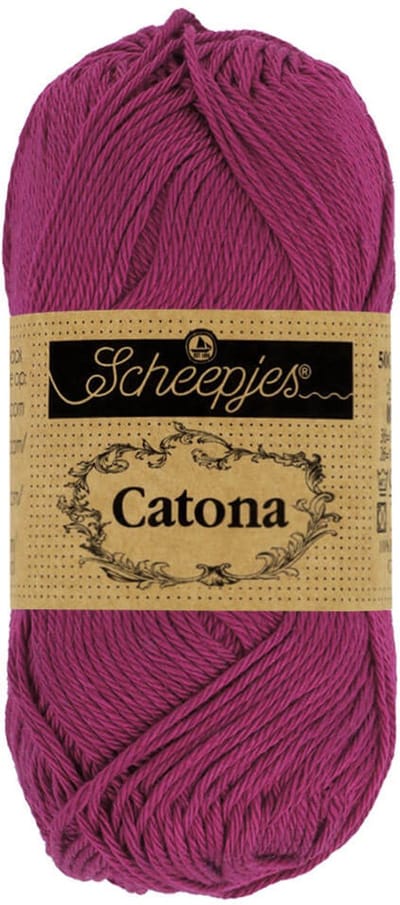 Scheepjes Catona 25gr - 128 Tyrian Purple