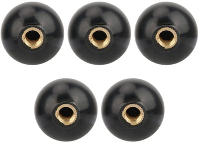Cosensi - Rotary Knop - M10 x 35 mm - Kunststof - Ball Grip - Geschikt voor Machine Tools - Zwart