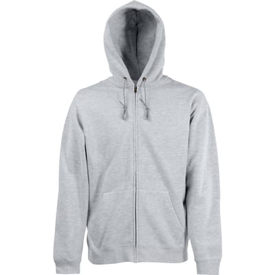 Fruit Of The Loom Heren Sweatshirt Met Capuchon (Heater Grijs)