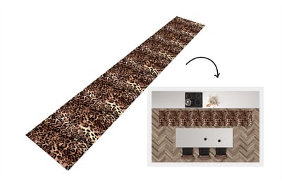 Keukenloper - Loper keuken - Dierenprint - Luipaard - Design - Luxe - 300x50 cm - Keukenloper vinyl