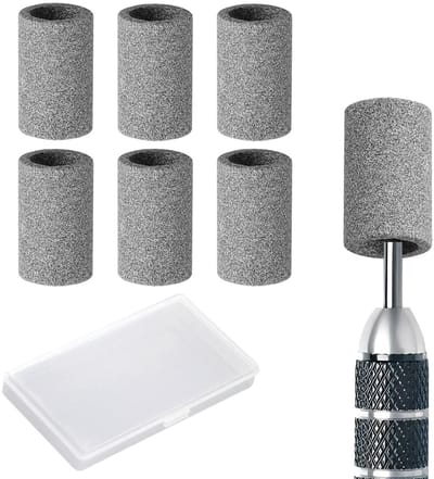 Dailygoody - Set van 6 ronde dartsharpers voor het slijpen van metalen dartpunten