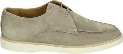 Giorgio - HE56405 - Vrije tijdsschoenenHeren veterschoenHeren sneakersCasual - Kleur: Taupe - Maat: 43