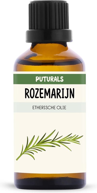 Puturals Rozemarijn Olie 100% Biologisch - 50ml - Puur en Vegan - Rozemarijn Olie of Rosemary Oil voor Haarverzorging en Haargroei